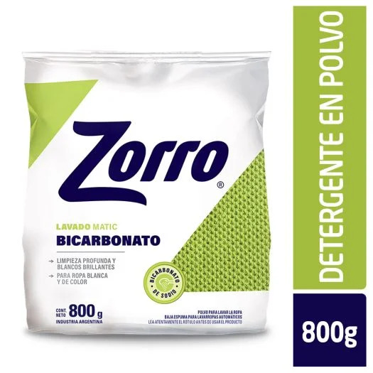 ZORRO JABON EN POLVO MANO 800 GRS