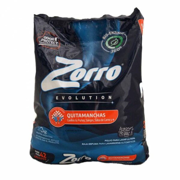 ZORRO J. POLVO MATIC QUITAMANCHAS 3 KG