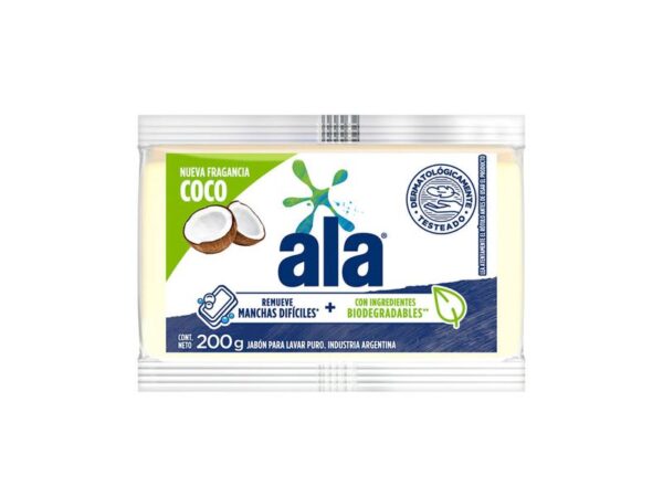 ALA JABON EN PAN COCO 200 GRS