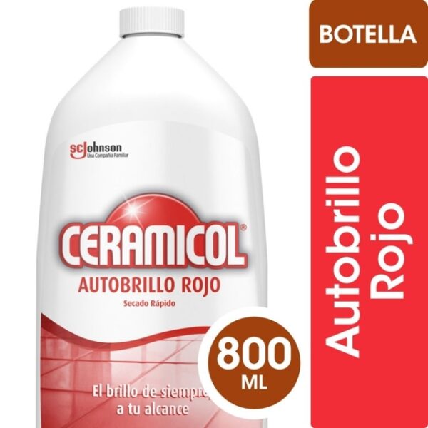 CERAMICOL AUTOBRILLO ROJO 800 CM3