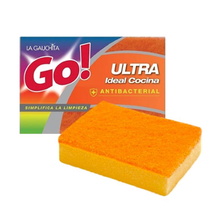 GO ESPONJA ULTRA COCINA ANTIBACTERIAL