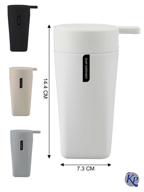 DISPENSER JABON LIQUIDO PLASTICO PASTEL