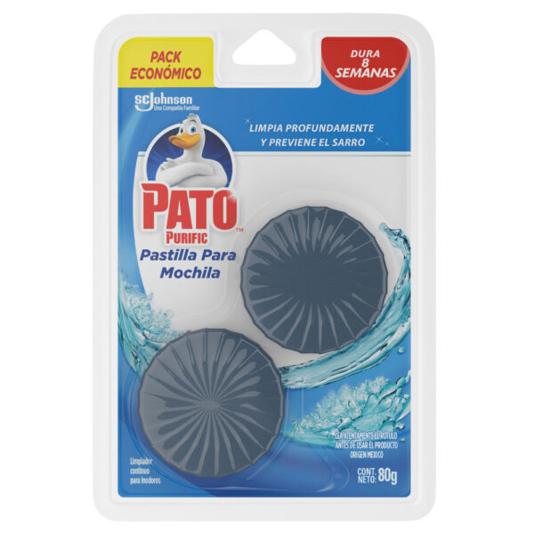 PATO PURIFIC PASTILLA PARA MOCHILA X 2 U