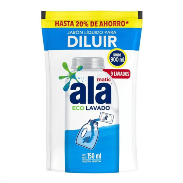 ALA JABON LIQUIDO P/ DILUIR RINDE 900 ML