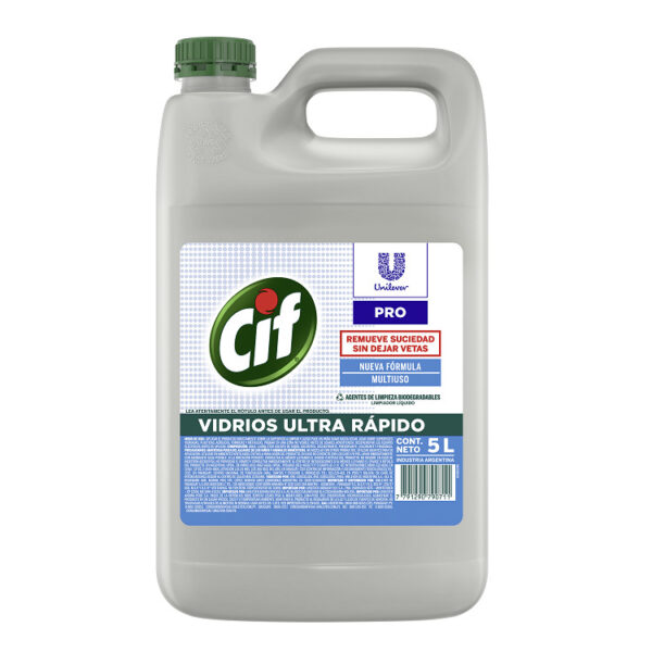CIF VIDRIOS ULTRA RAPIDO X 5 LTS
