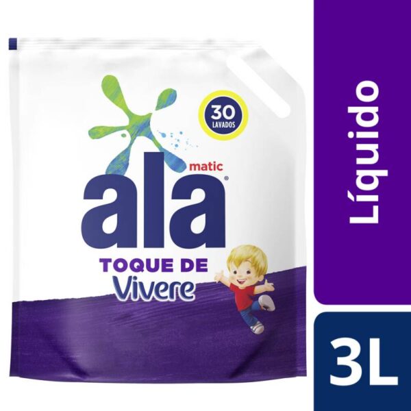 ALA JABON LIQUIDO CON VIVERE 3 LTS