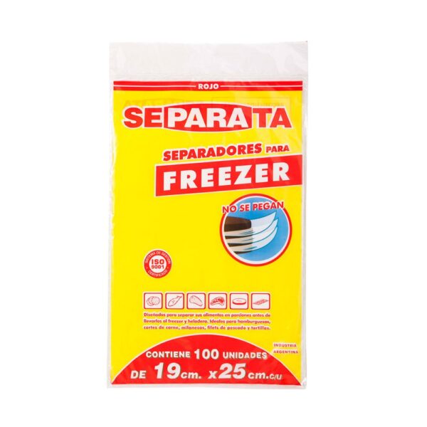 SEPARATA SEPARADORES P/ FREEZER 100 UN.
