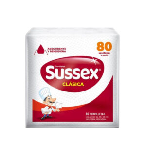 SUSSEX SERVILLETA 30X30 80 UNIDADES